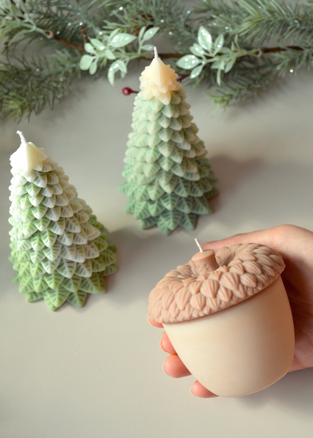Winter Forest Candle Set