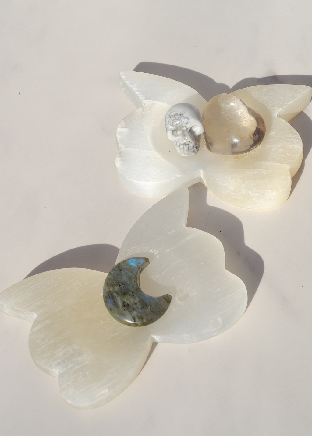 Selenite Butterfly Bowl