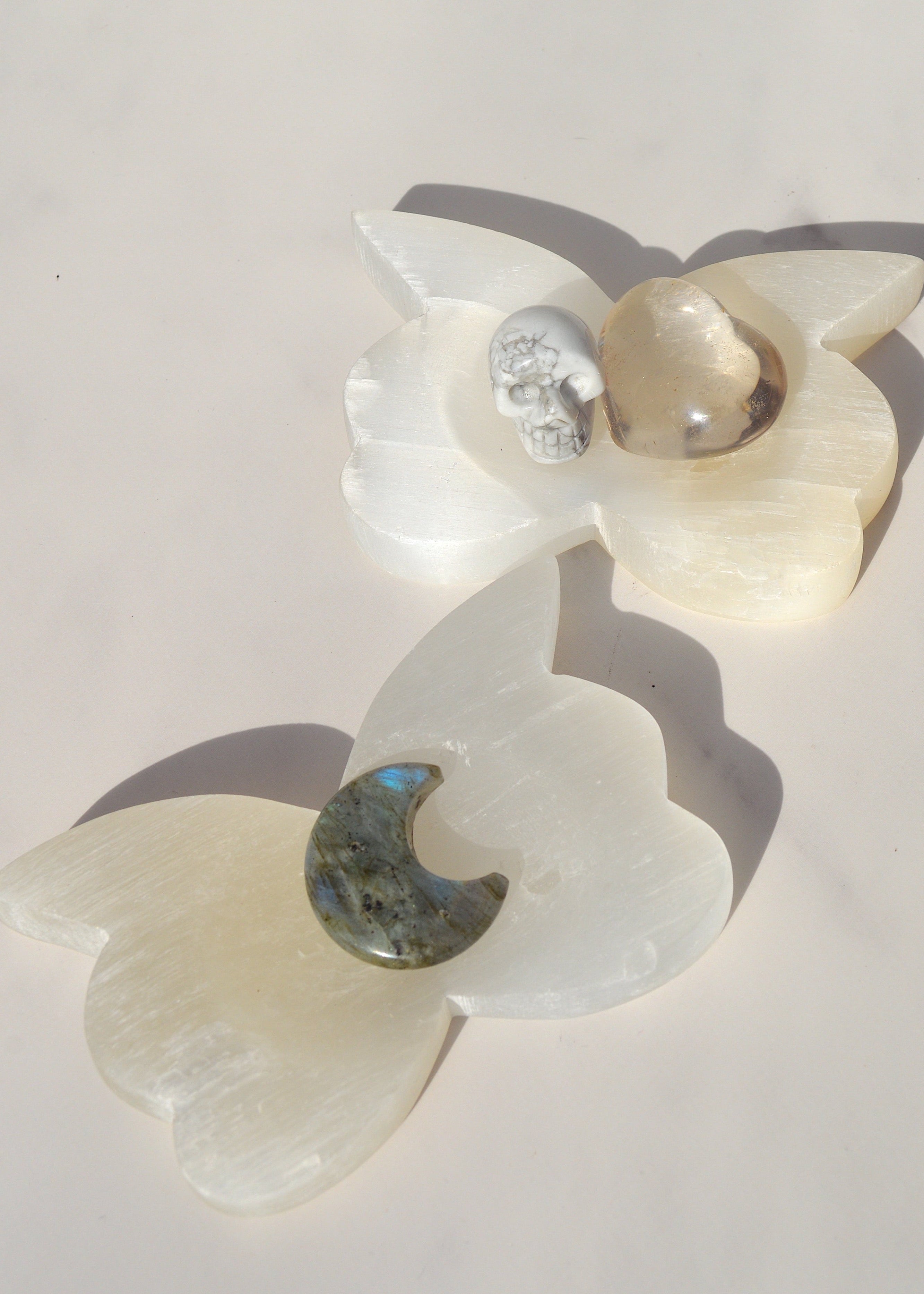 Selenite Butterfly Bowl