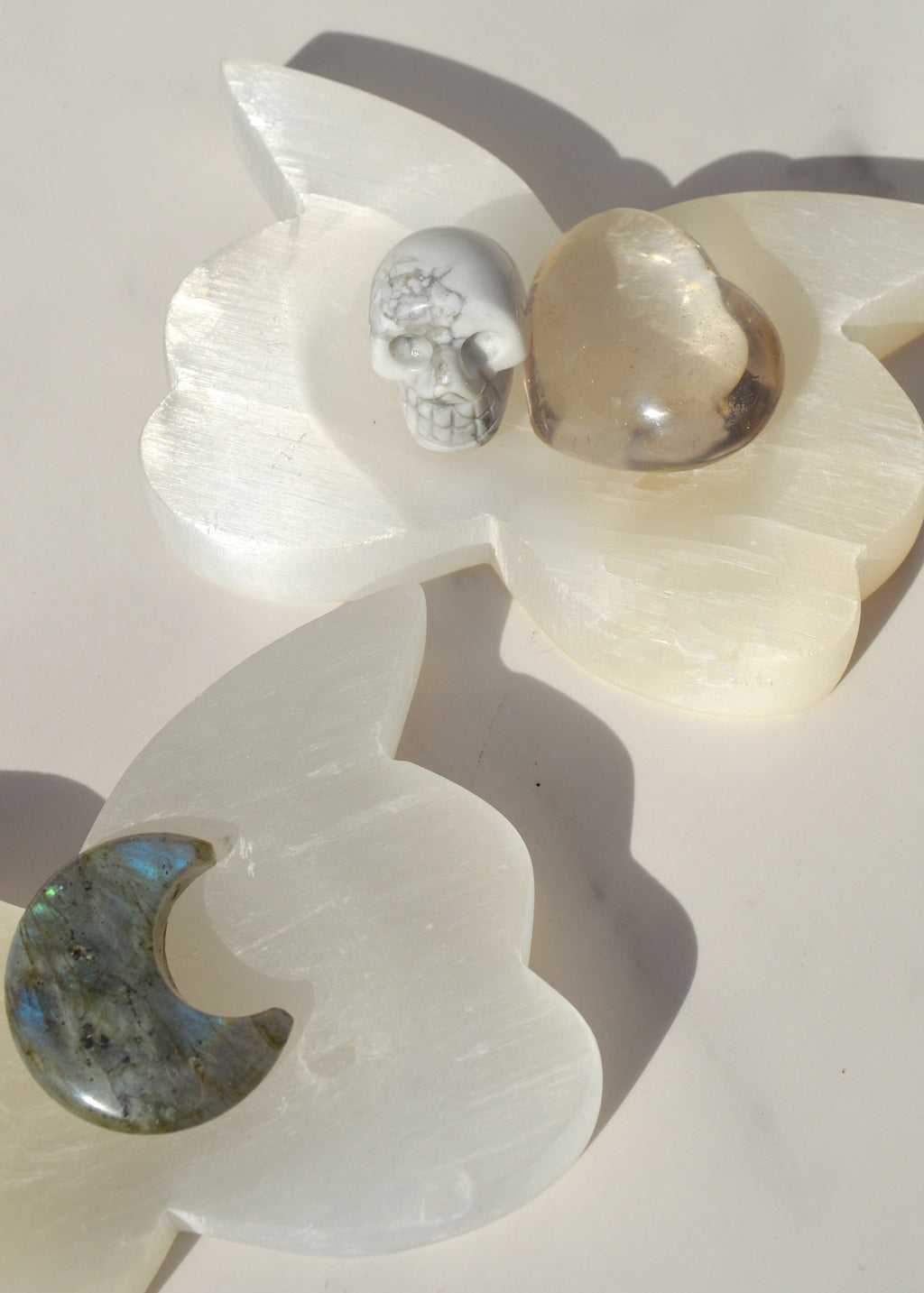 Selenite Butterfly Bowl