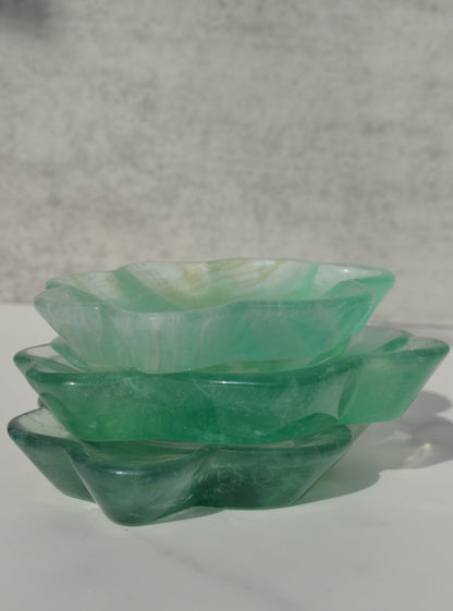Fluorite Crystal Bowl
