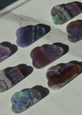 Natural Fluorite Cloud Carving