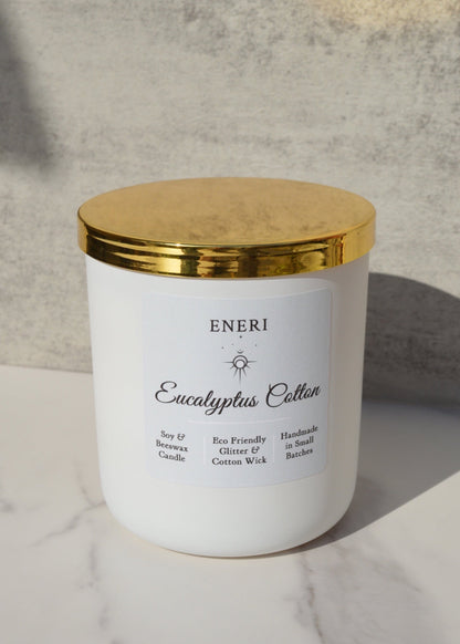 Eucalyptus Cotton - 12oz Candle