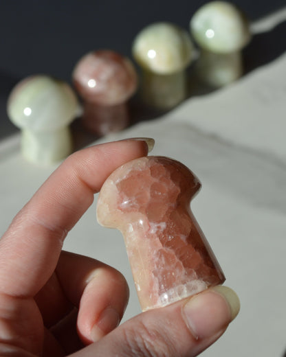 Large Crystal Mushroom Carving