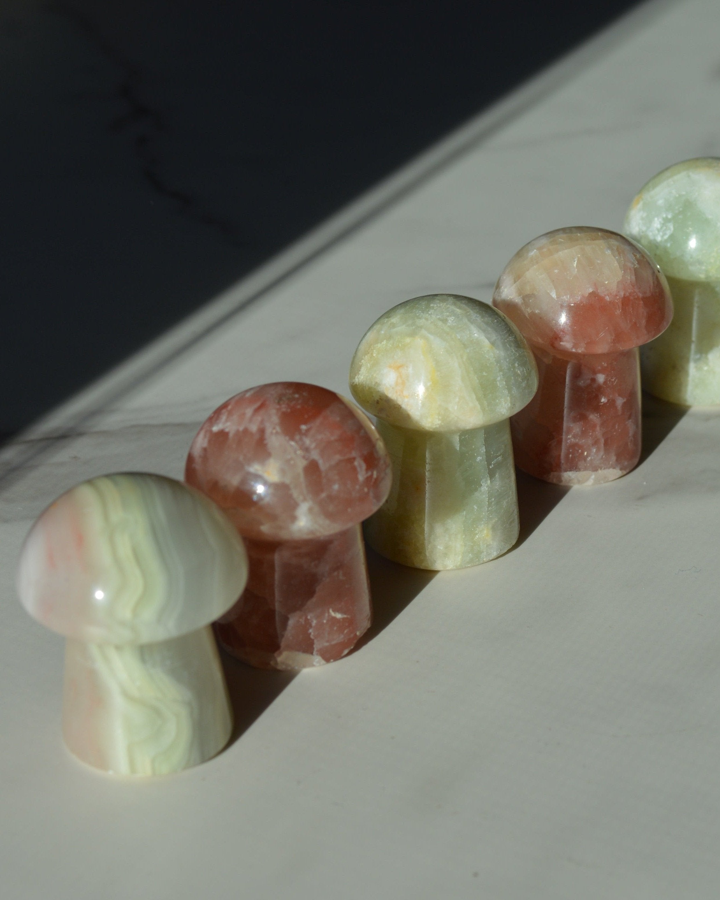 Large Crystal Mushroom Carving