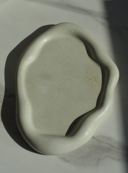 Abstract Concrete Tray