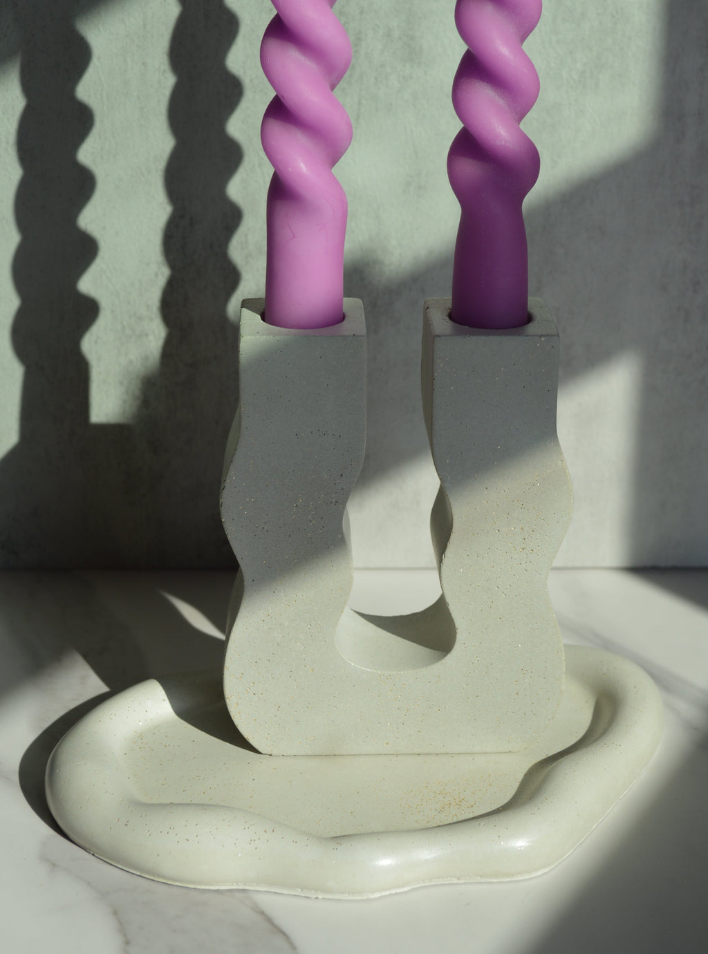 Abstract Concrete Tray