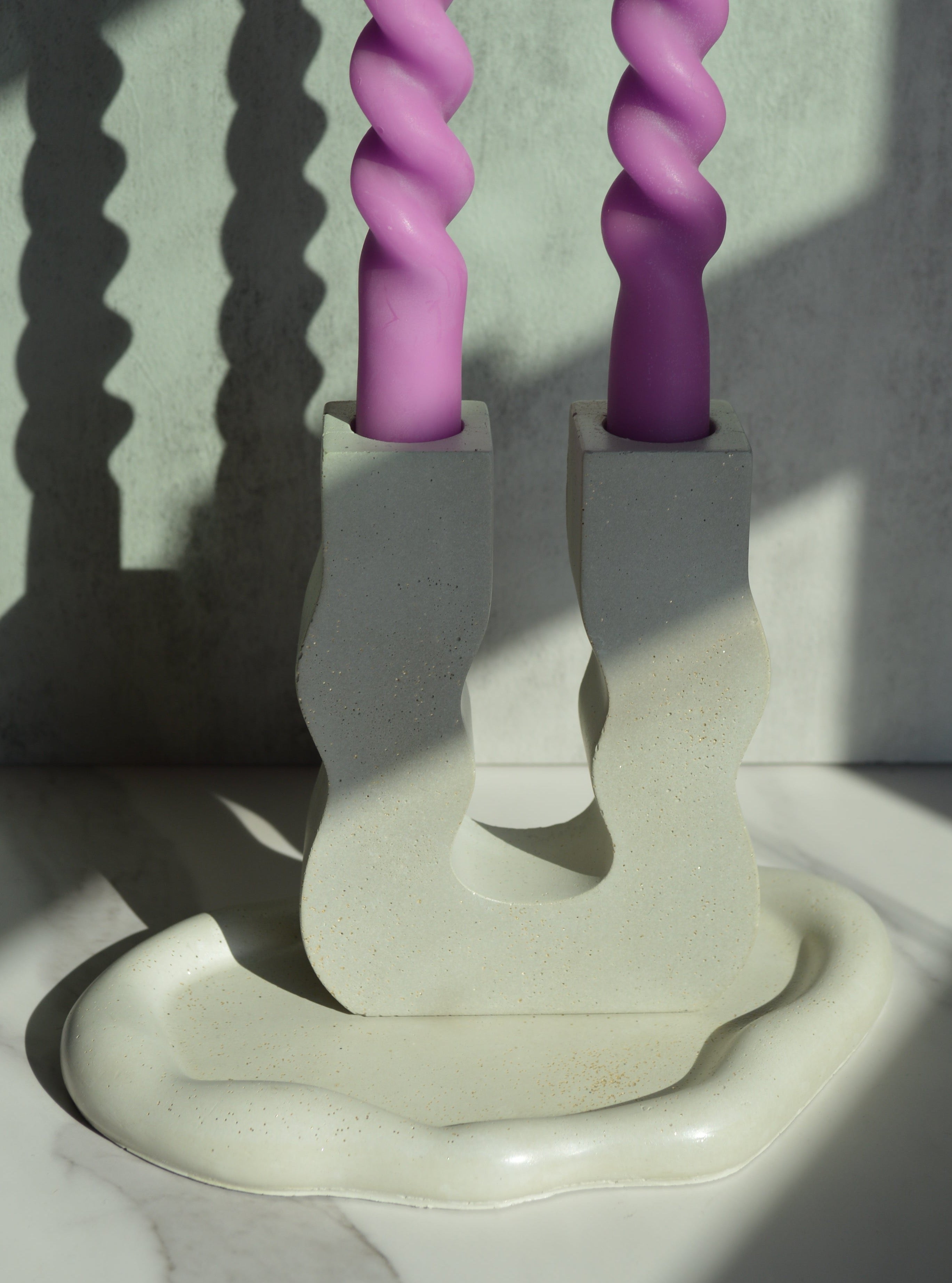 Abstract Concrete Tray