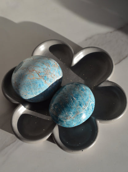 Blue Apatite Palm Stone