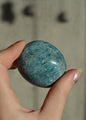 Blue Apatite Palm Stone