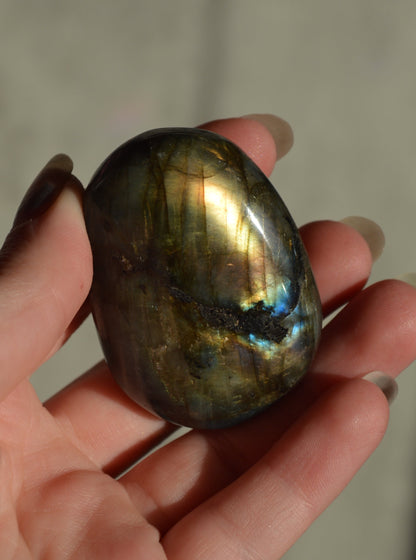 Labradorite Palm Stone