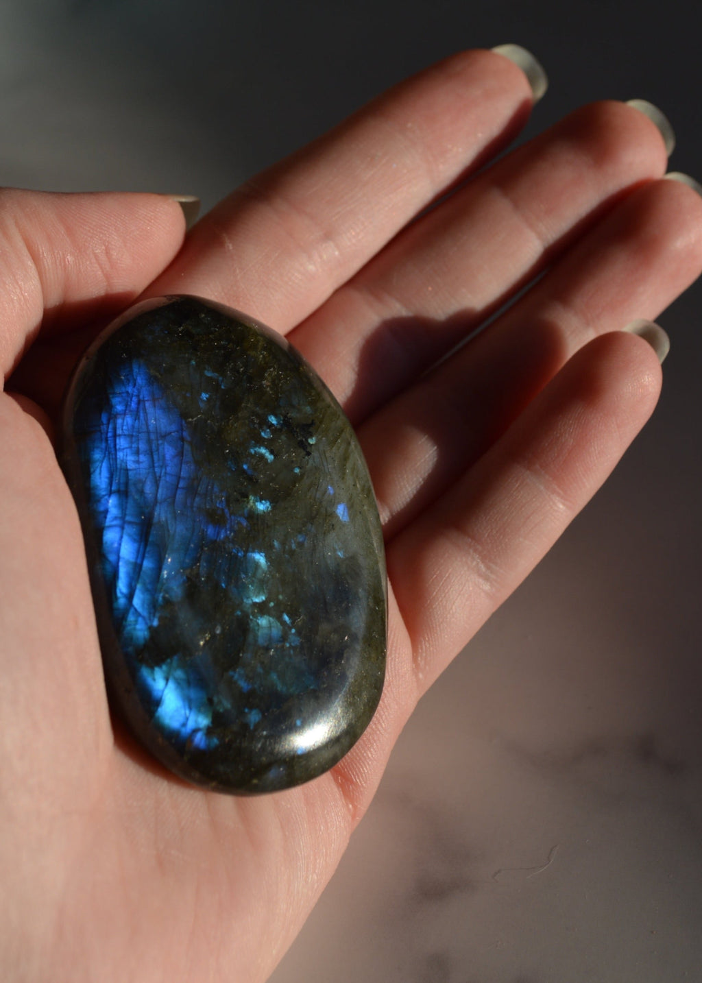Labradorite Palm Stone