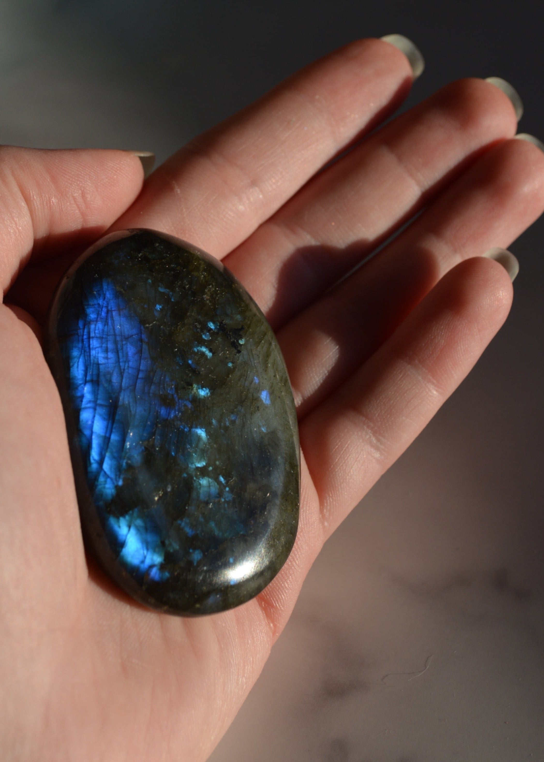 Labradorite Palm Stone