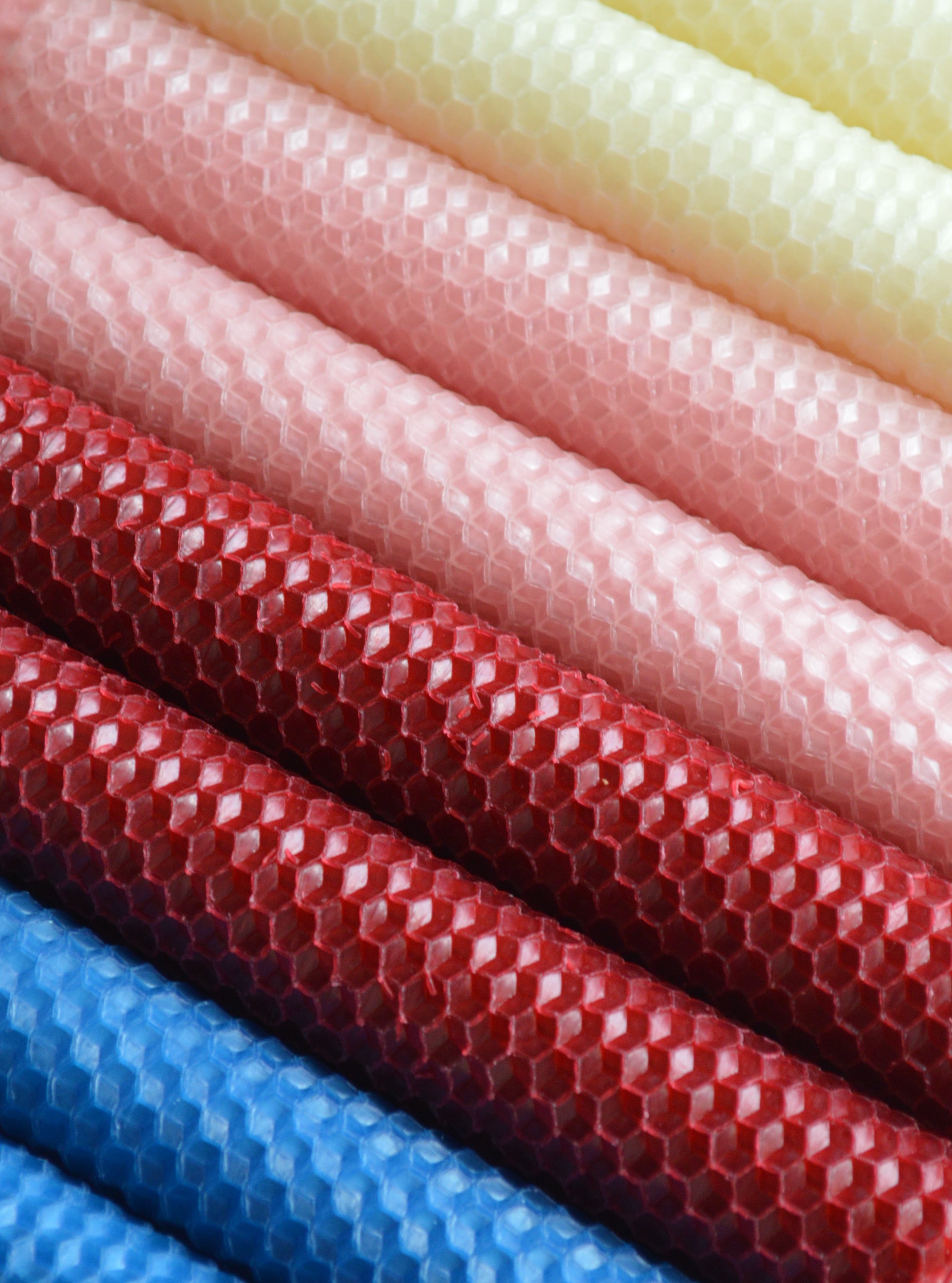 Hand Rolled Beeswax Candlesticks - Set of 2